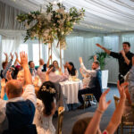Surprise singing waiters by Leading Lights Productions entertaining wedding guests