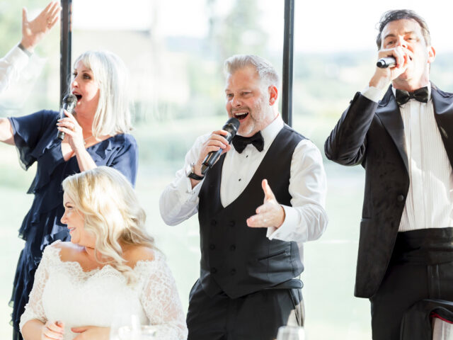 Wedding singer entertainment surprise singing waiters by Leading Lights Productions